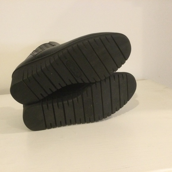 Euro Soft Black Wedge Booties - Picture 4 of 5